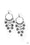 Take a CHIME Out Black Paparazzi Earrings Cashmere Pink Jewels