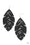 I Want To Fly Black Paparazzi Earring Cashmere Pink Jewels