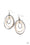 Retro Ruins Multi Paparazzi Earring Cashmere Pink Jewels