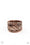 Slanted Shimmer Paparazzi Copper Ring Cashmere Pink Jewels