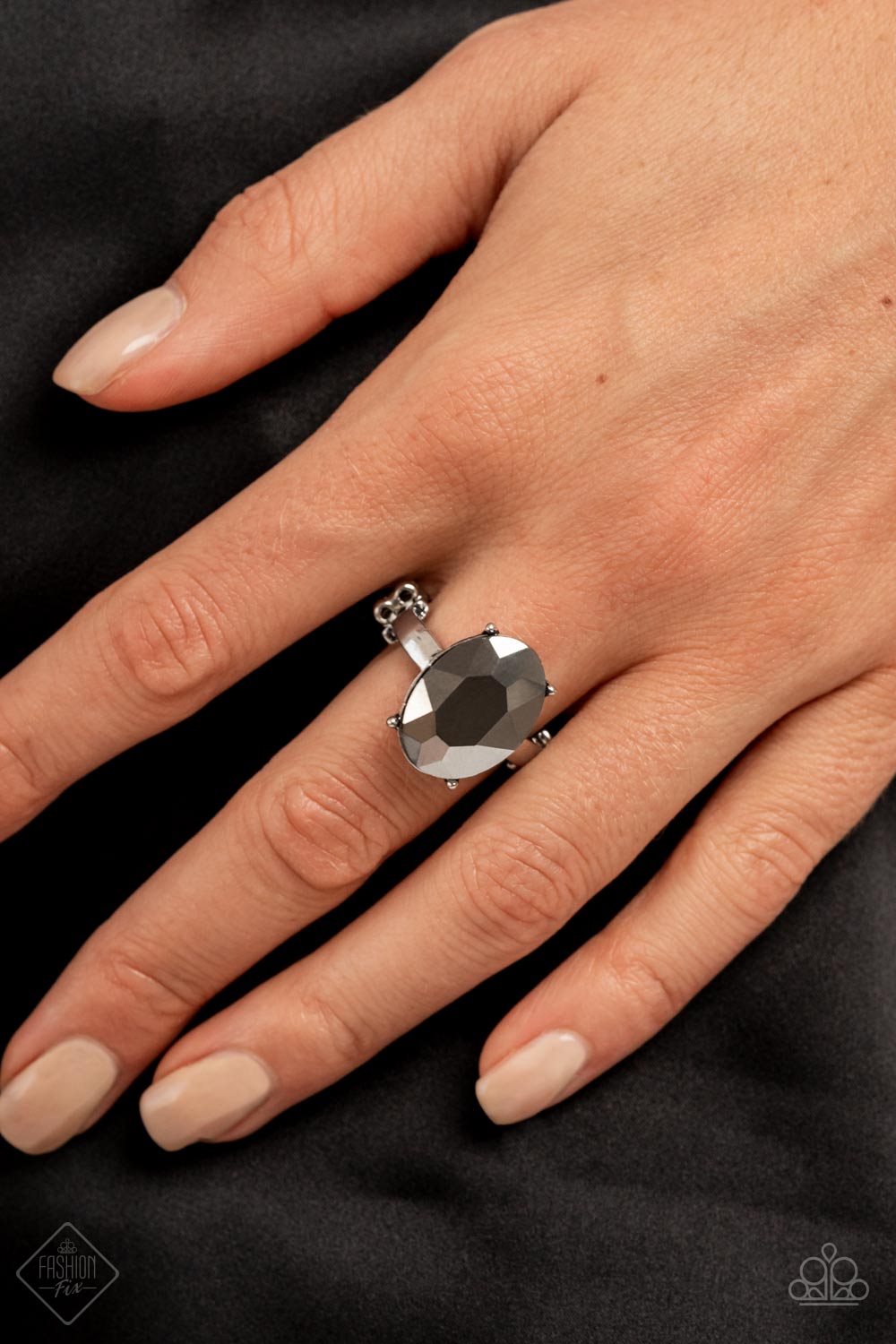 Updated Dazzle Silver Paparazzi Ring Cashmere Pink Jewels