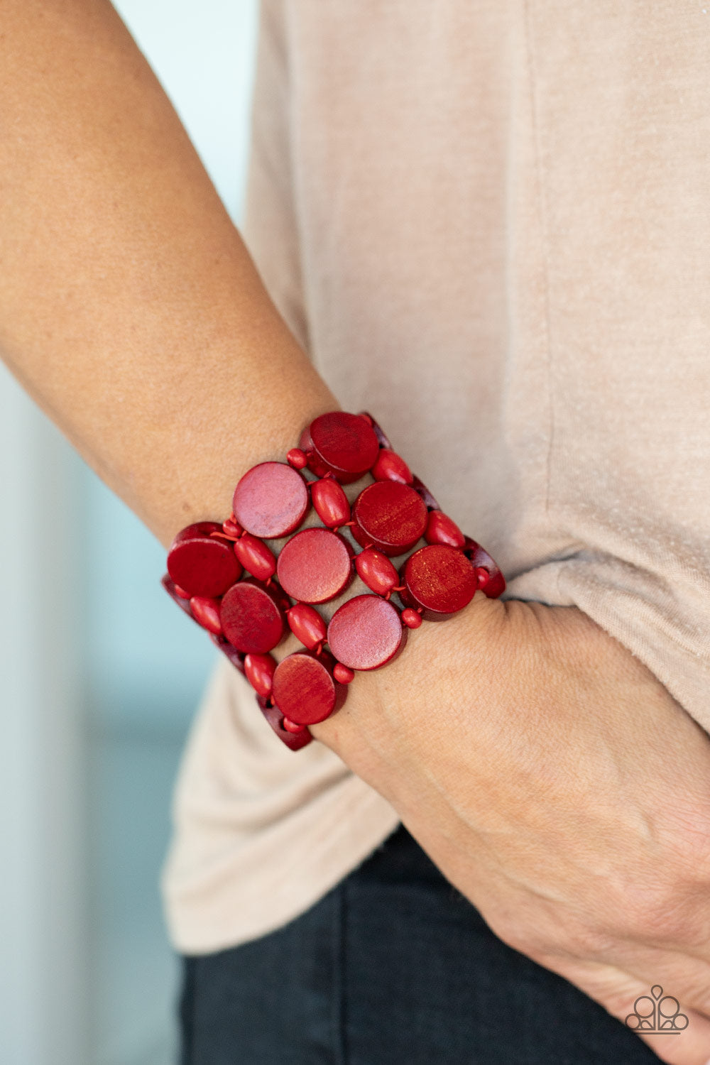 Cruising Coronado Red Paparazzi Bracelet Cashmere Pink Jewels