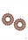 Solar Flare Brown Paparazzi Earring Cashmere Pink Jewels