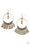 Metallic Harmony Brass Paparazzi Earring Cashmere Pink Jewels