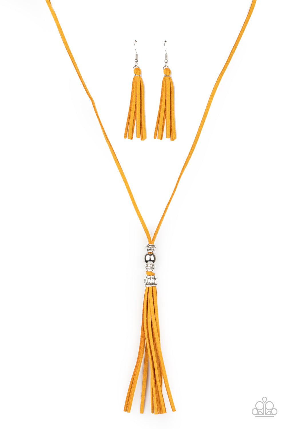 Hold My Tassel Yellow Paparazzi Necklace Cashmere Pink Jewels