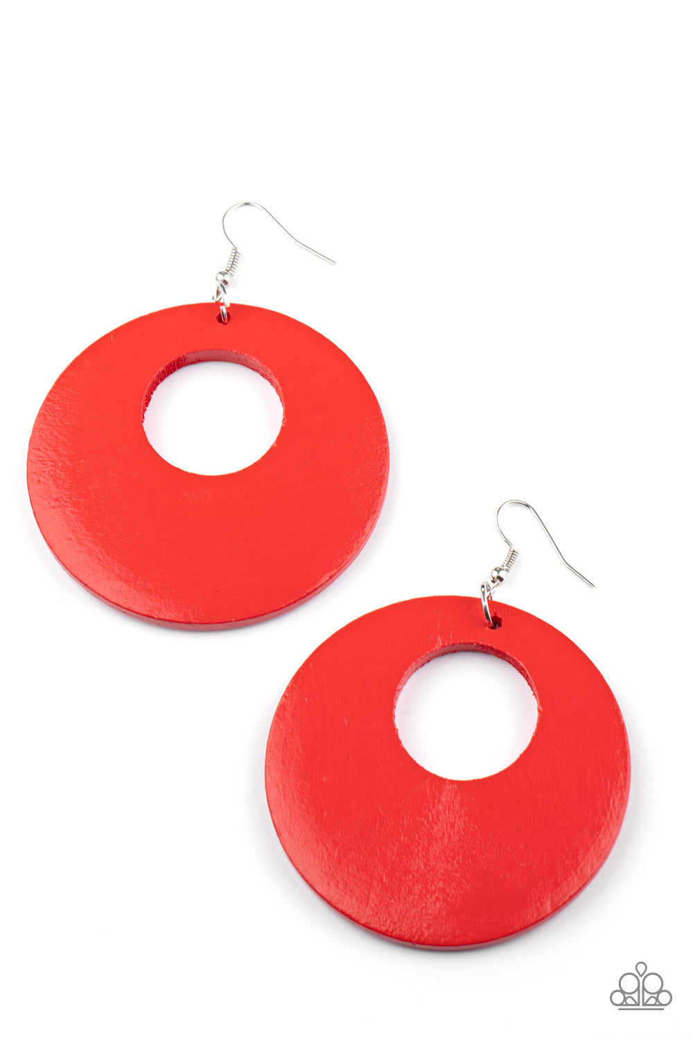 Island Hop Red Paparazzi Earring Cashmere Pink Jewels