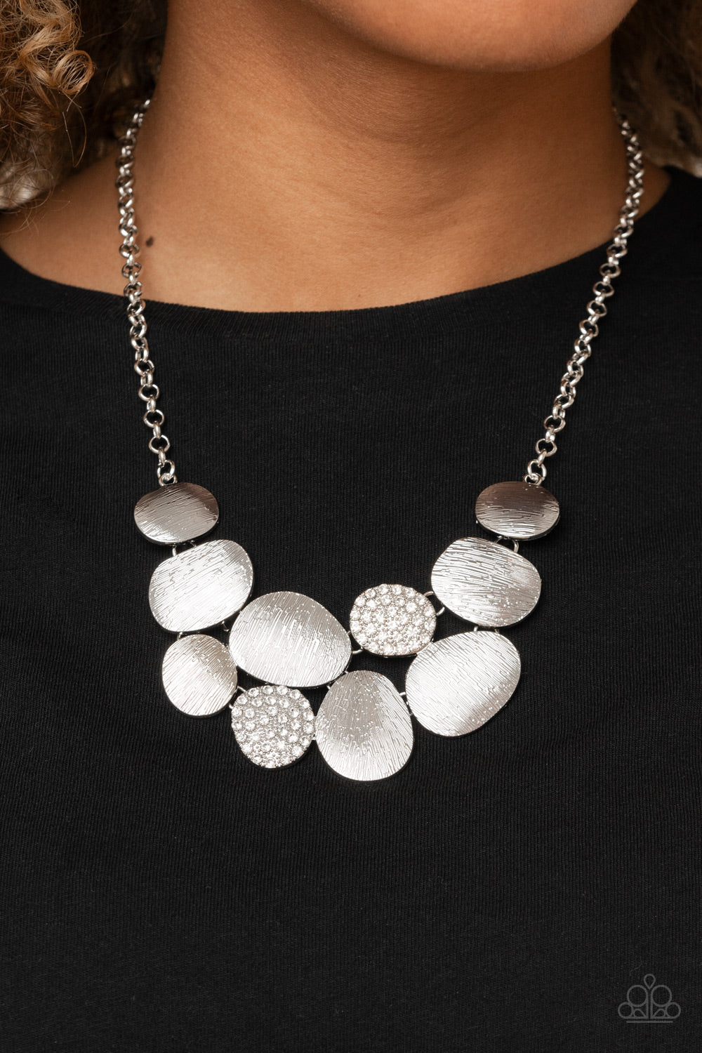 A Hard LUXE Story White Paparazzi Necklace Cashmere Pink Jewels