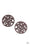 Fresh Off The Vine Brown Paparazzi Earring Cashmere Pink Jewels