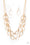 Status Quo Gold Paparazzi Necklace Cashmere Pink Jewels