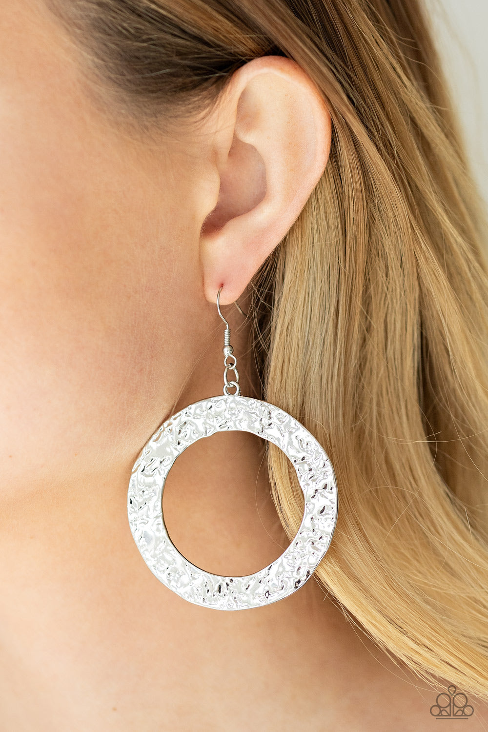 PRIMAL Meridian Silver Paparazzi Earring Cashmere Pink Jewels