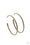 Grungy Grit Brass Paparazzi Earring Cashmere Pink Jewels