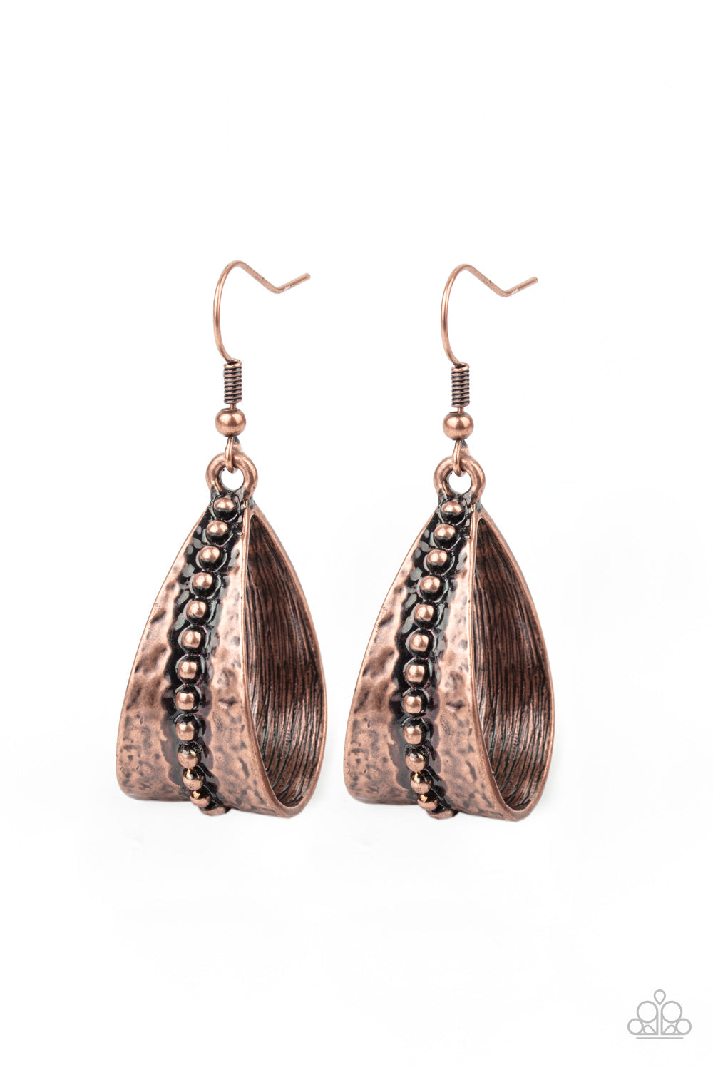 STIRRUP Some Trouble Copper Earring Cashmere Pink Jewels
