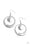 Rounded Radiance Silver Paparazzi Earring Cashmere Pink Jewels