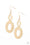 Bring On The Basics Gold Paparazzi Earring Cashmere Pink Jewels