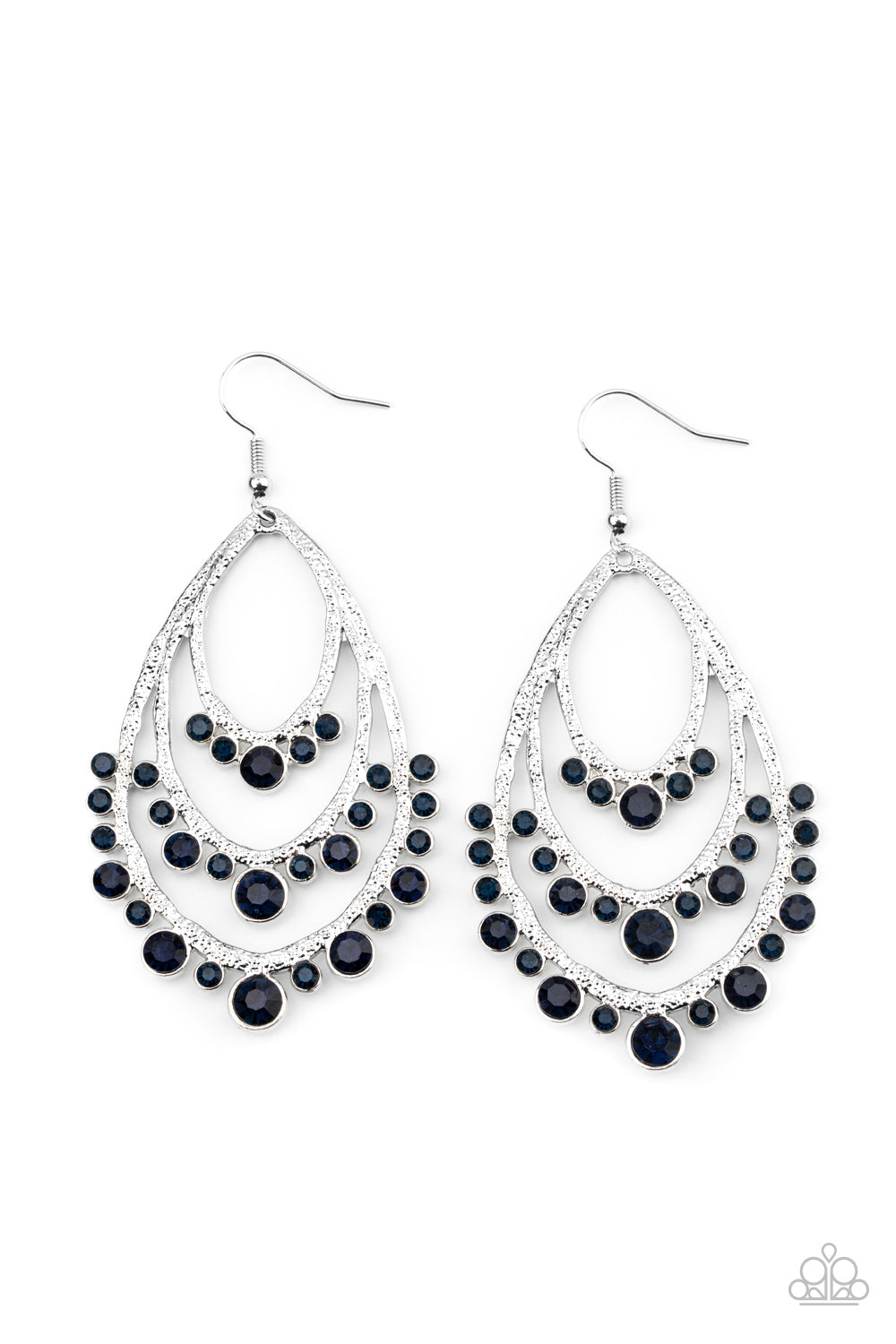 Break Out In TIERS Blue Paparazzi Earring Cashmere Pink Jewels