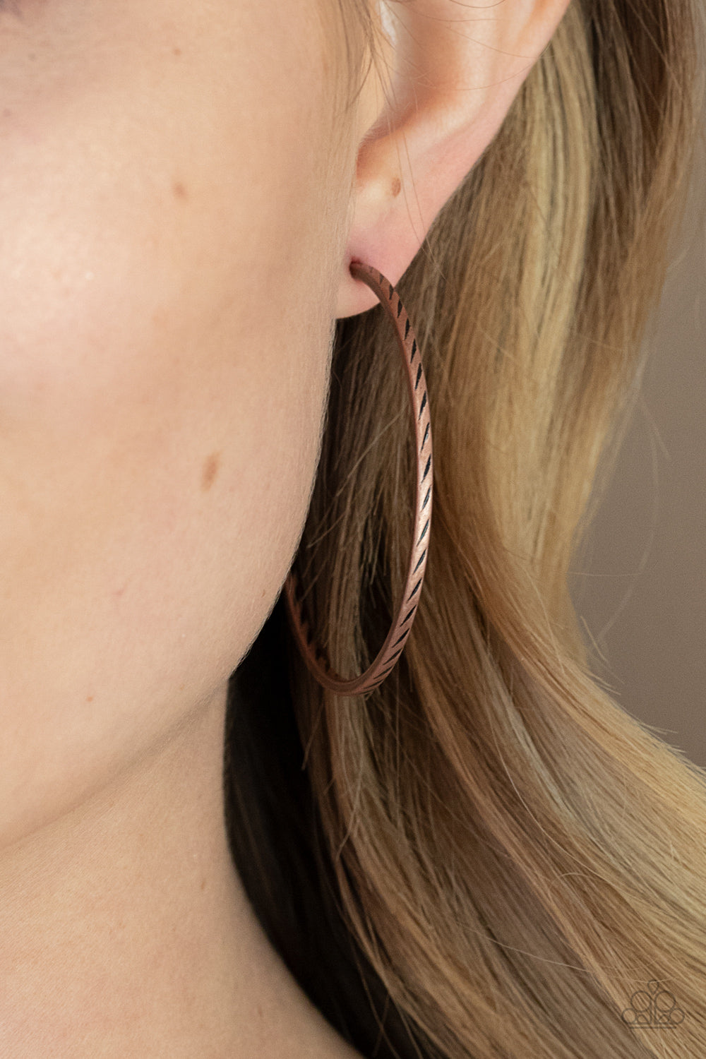 Rural Reserve Copper Paparazzi Earring Cashmere Pink Jewels