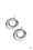 Spiraling Out of Control Silver Paparazzi Earring Cashmere Pink Jewels
