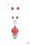 Majestic Mountaineer Red Paparazzi Necklace Cashmere Pink Jewels