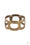 In OVAL Your Head Brass Paparazzi Bracelet Cashmere Pink Jewels