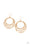 Urban Lineup Gold Paparazzi Earring Cashmere Pink Jewels
