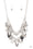 Extra Exhilarating Silver Paparazzi Necklace Cashmere Pink Jewels