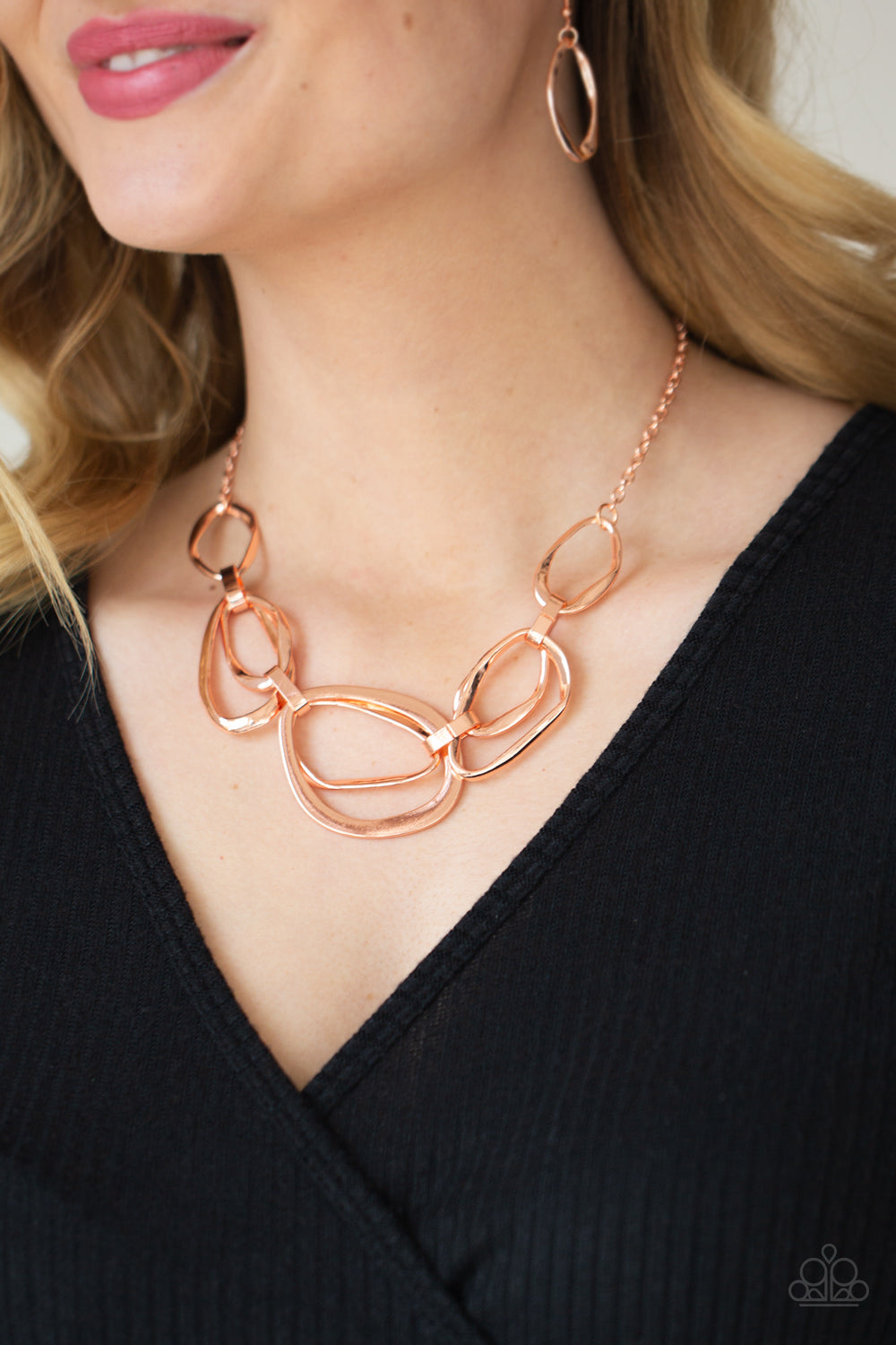 Prehistoric Heirloom Copper Paparazzi Necklaces Cashmere Pink Jewels