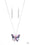 The Social Butterfly Effect Purple Paparazzi Necklace Cashmere Pink Jewels
