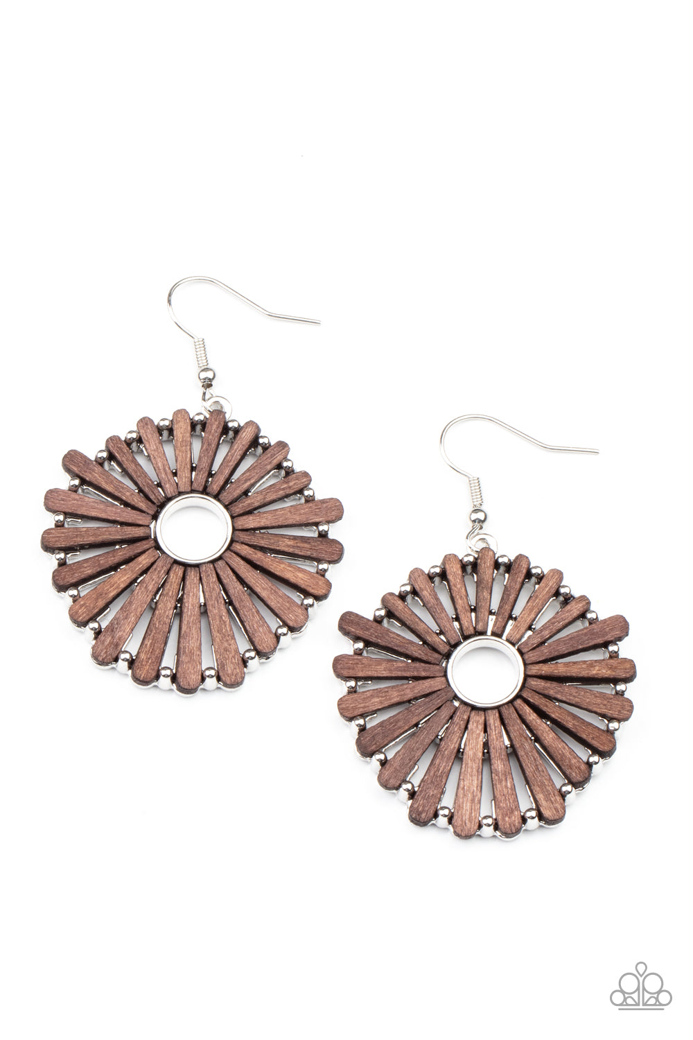 SPOKE Too Soon Brown Paparazzi Earrings Cashmere Pink Jewels