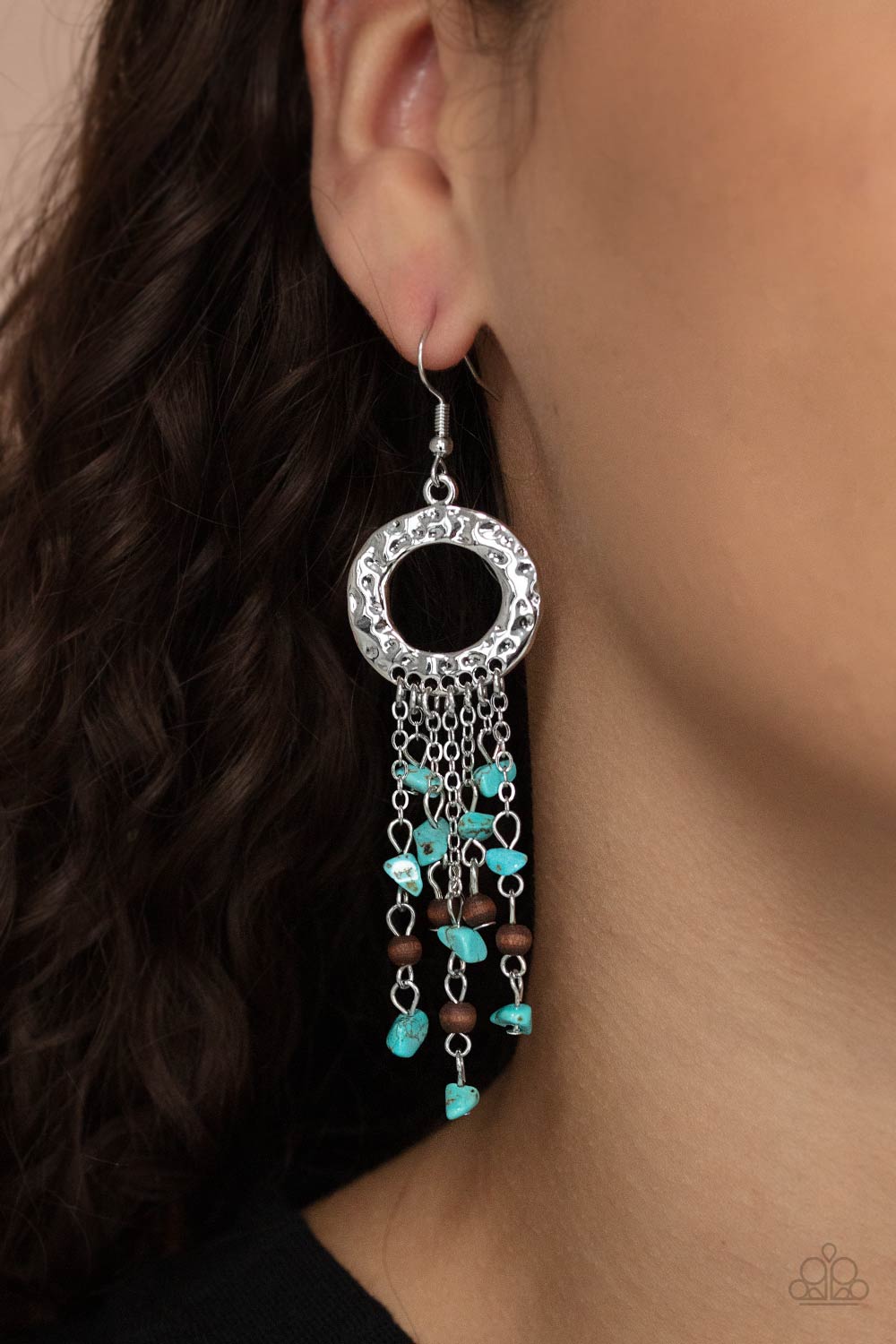 Primal Prestige Blue Paparazzi Earring 