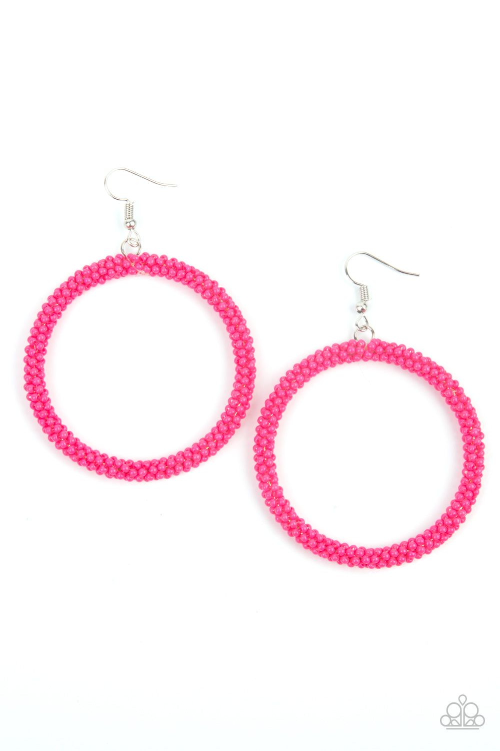 Beauty and the BEACH Pink Paparazzi Earring Cashmere Pink Jewels