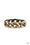 Bold Move Brass Paparazzi Bracelet Cashmere Pink Jewels