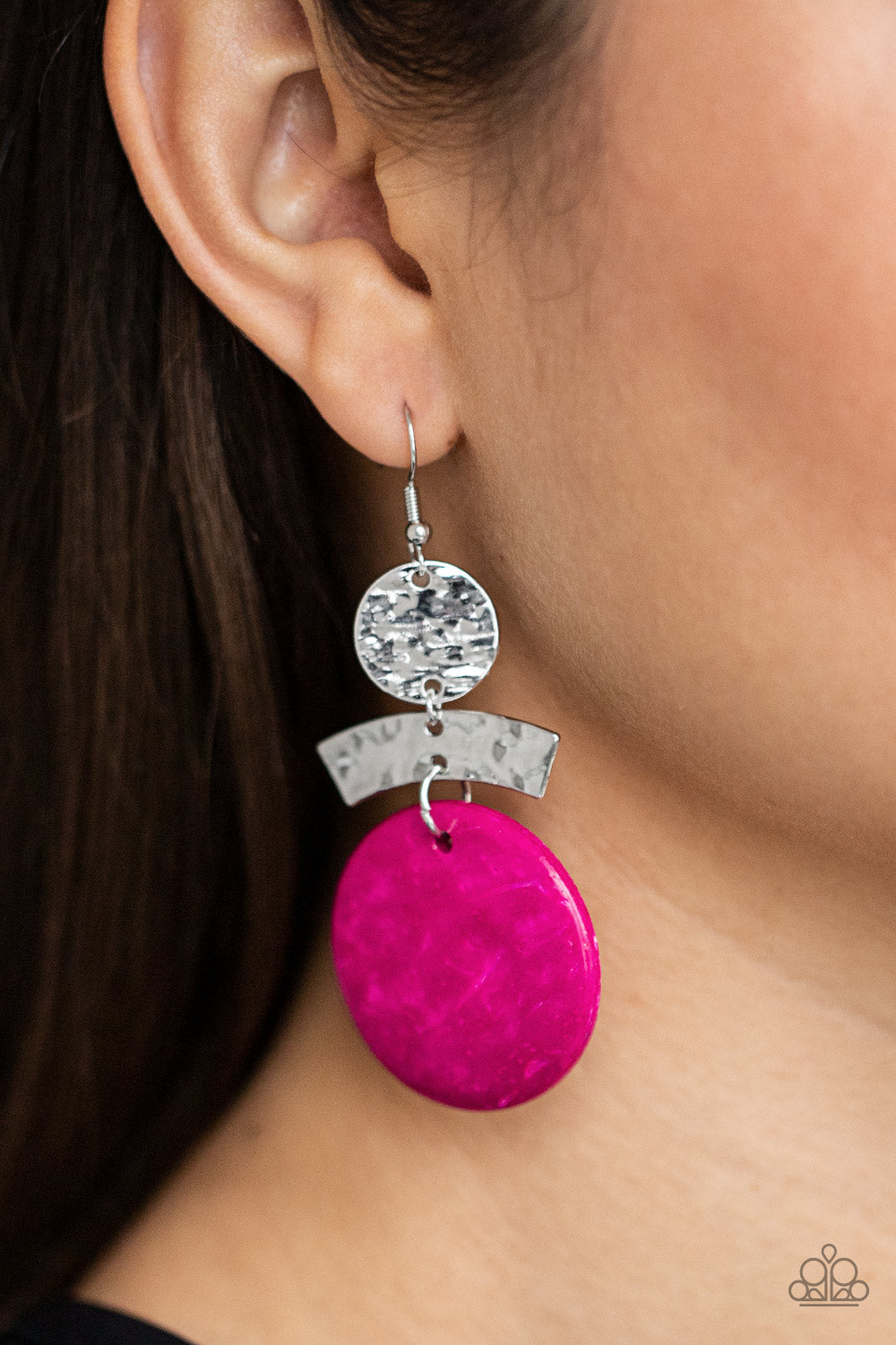 Diva Of My Domain Pink Paparazzi Earring Cashmere Pink Jewels