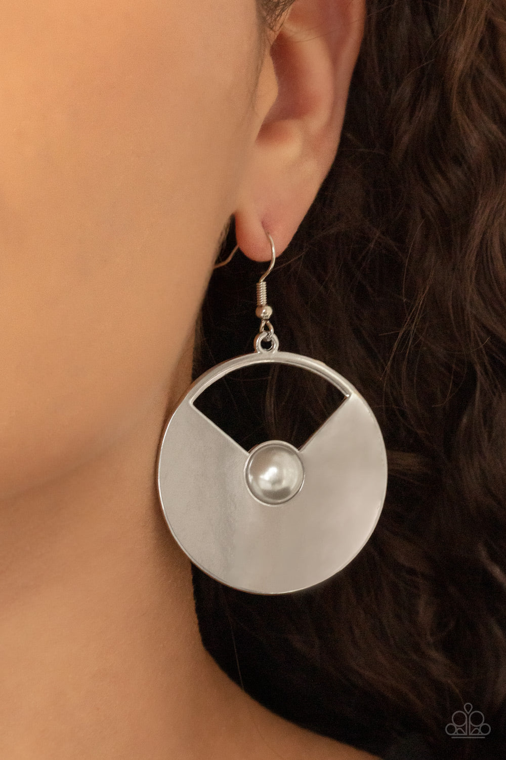 Record-Breaking Brilliance White Paparazzi Earring Cashmere Pink Jewels