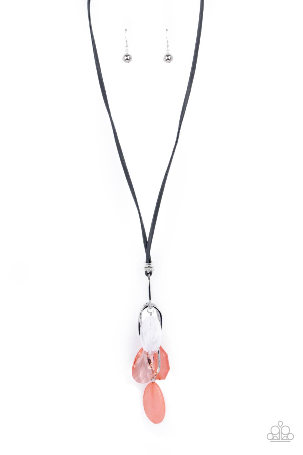 Fundamentally Flirtatious Orange Paparazzi Necklace Cashmere Pink Jewels