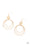 Universal Rehearsal Gold Paparazzi Earrings Cashmere Pink Jewels