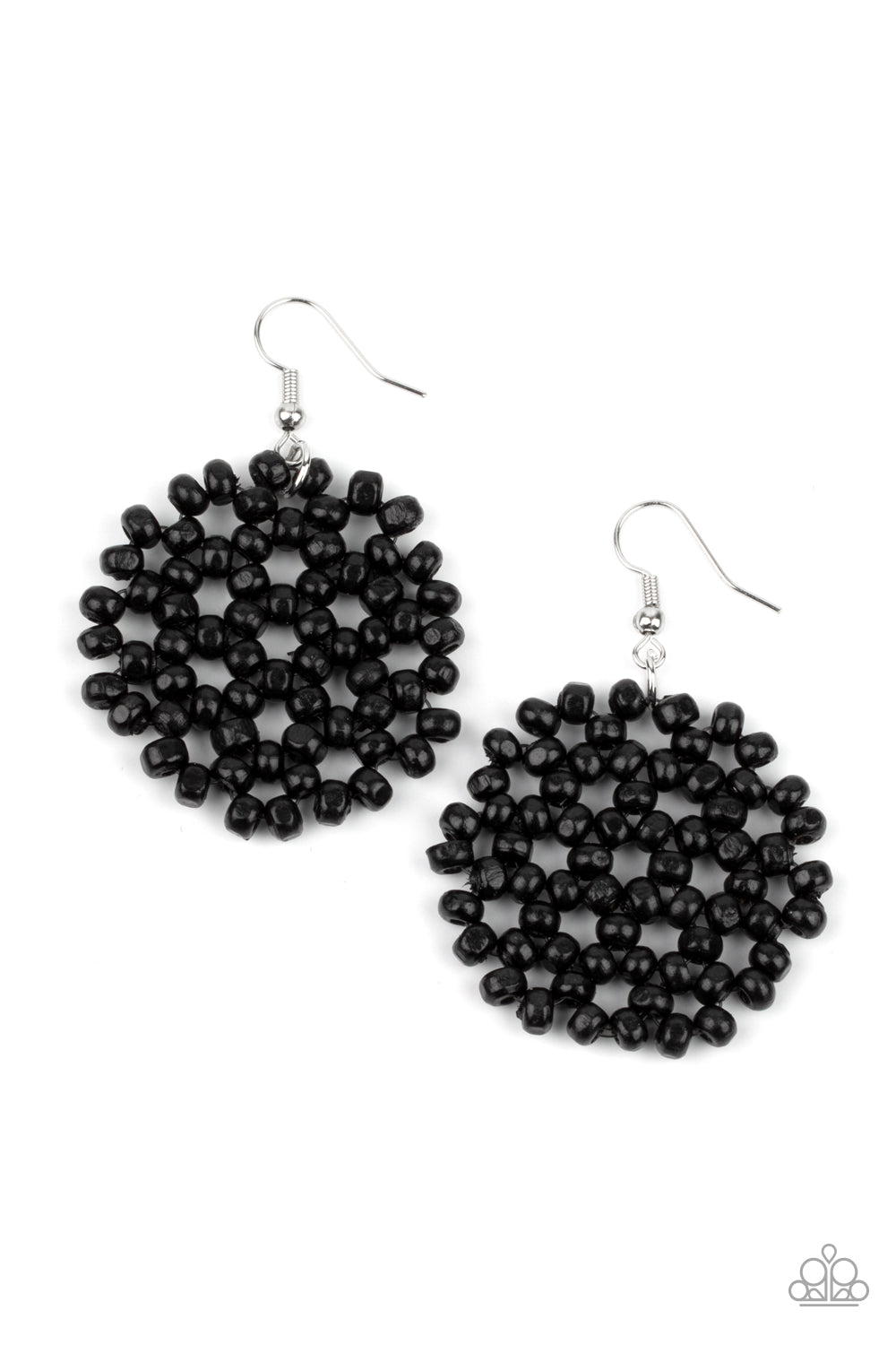 Summer Escapade Black Paparazzi Earring Cashmere Pink Jewels