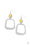 Material Girl Mod Yellow Paparazzi Earring Cashmere Pink Jewels