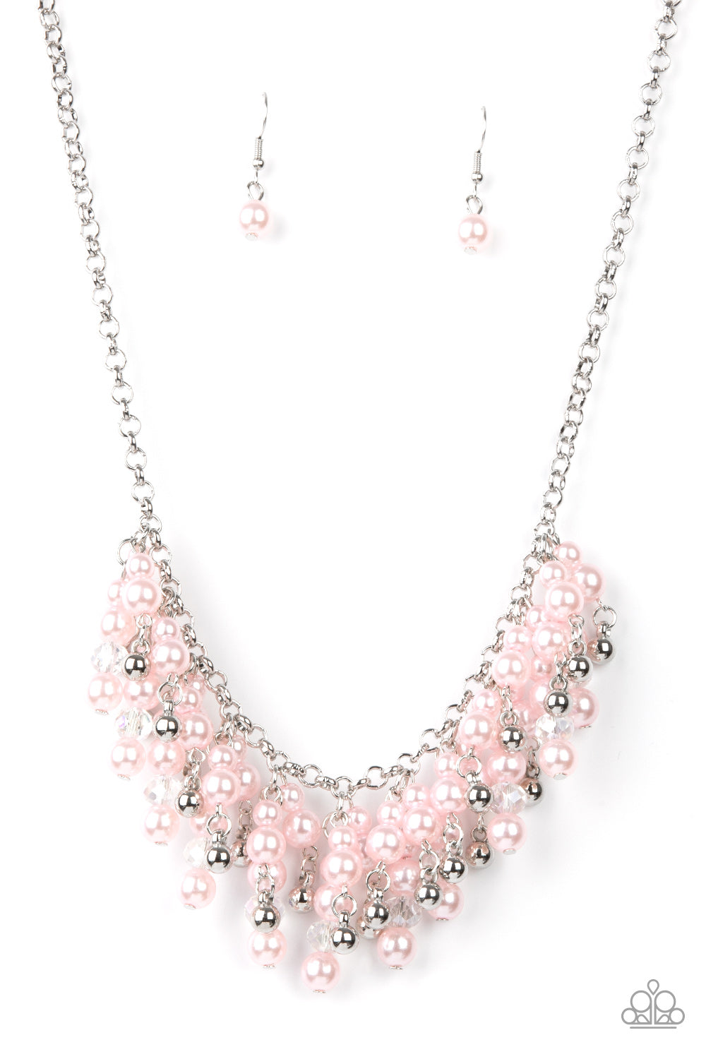 Champagne Dreams Pink Paparazzi Necklaces Cashmere Pink Jewels