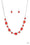 Heavenly Teardrops Red Paparazzi Necklace Cashmere Pink Jewels