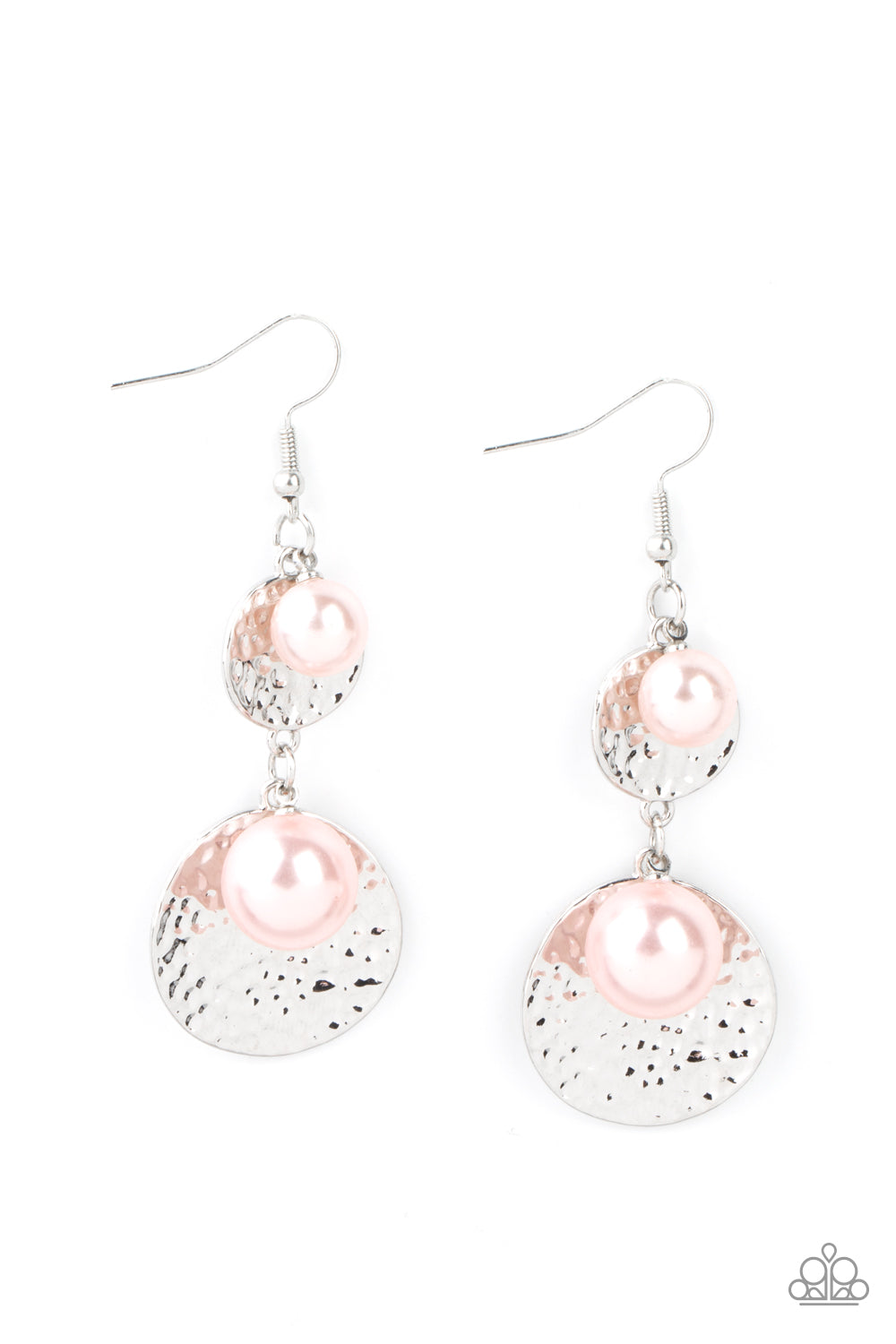 Pearl Dive Pink Paparazzi Earring Cashmere Pink Jewels
