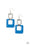Twice As Nice Blue Paparazzi Earring Cashmere Pink Jewels
