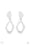 Industrial Gallery Silver Clip-On Paparazzi Earring Cashmere Pink Jewels