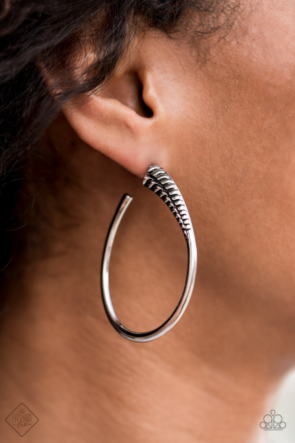 Fully Loaded Silver Paparazzi Earring Cashmere Pink Jewels