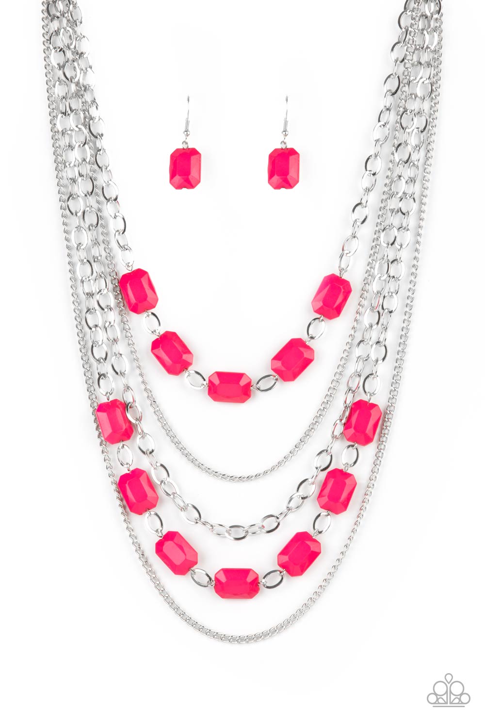 Standout Strands Pink Paparazzi Necklaces Cashmere Pink Jewels