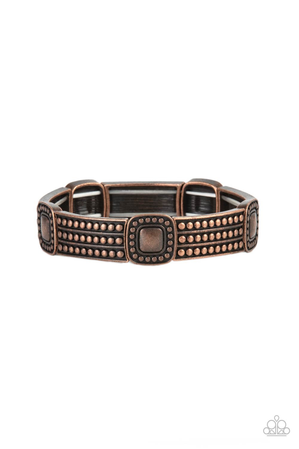 Rustic Redux Copper Paparazzi Bracelet Cashmere Pink Jewels