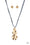 Circulating Shimmer Blue Paparazzi Necklace Cashmere Pink Jewels