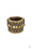 Target Locked Brass Paparazzi Ring Cashmere Pink Jewels