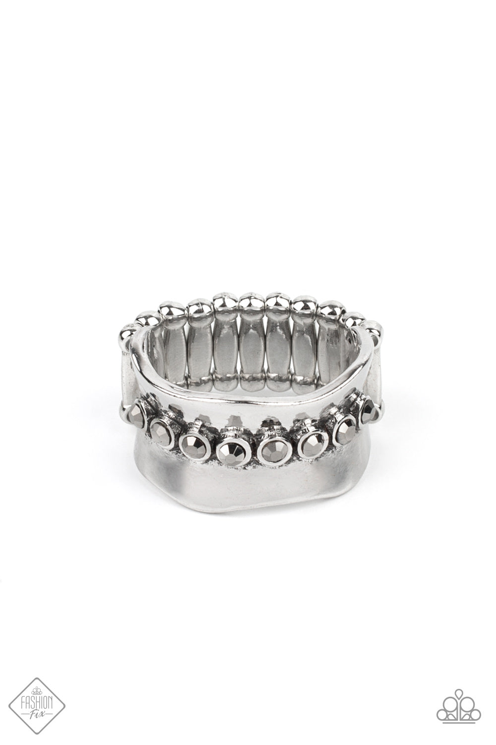 Scintillating Smolder Silver Paparazzi Ring Cashmere Pink Jewels