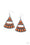 Desert Fiesta Orange Paparazzi Earrings Cashmere Pink Jewels