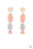 All Out Allure Orange Paparazzi Earring Cashmere Pink Jewels